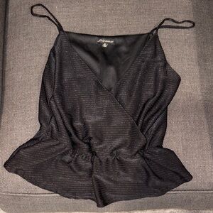 Shinestar Black Strappy Camisole Top
